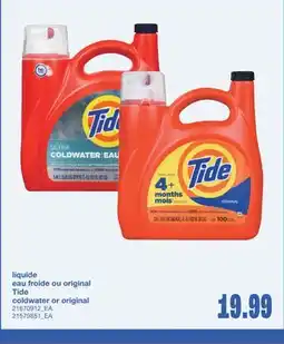 Wholesale Club LIQUIDE EAU FROIDE OU ORIGINAL offer