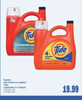 Wholesale Club LIQUIDE EAU FROIDE OU ORIGINAL offer