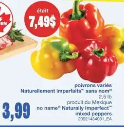 Wholesale Club POIVRONS VARIÉS NATURELLEMENT IMPARFAITSMC SANS NOM , 2,5 LB offer