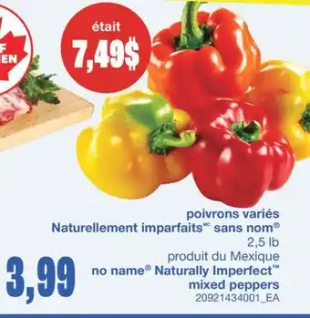 Wholesale Club POIVRONS VARIÉS NATURELLEMENT IMPARFAITSMC SANS NOM , 2,5 LB offer