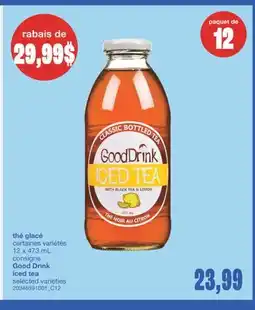 Wholesale Club THÉ GLACÉ, 12 x 473 mL offer