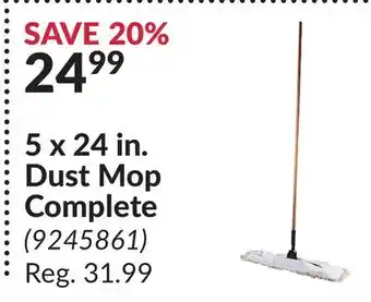 Princess Auto 5 x 24 in. Dust Mop Complete offer