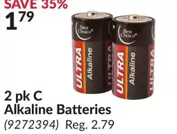 Princess Auto 2 pk C Alkaline Batteries offer