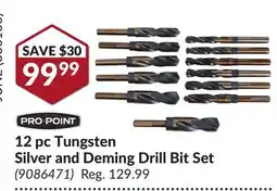 Princess Auto 12 pc Tungsten Silver and Deming Drill Bit Set offer