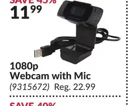 Princess Auto 1080p Webcam with Mic offer