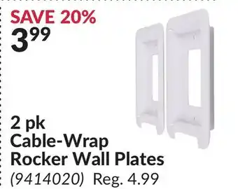 Princess Auto 2 pk Cable-Wrap Rocker Wall Plates offer