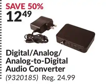 Princess Auto Digital/Analog/ Analog-to-Digital Audio Converter offer