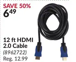 Princess Auto 12 ft HDMI 2.0 Cable offer