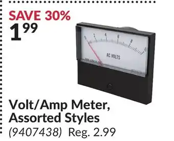 Princess Auto Volt/Amp Meter offer