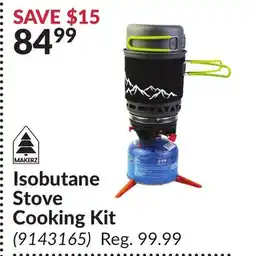 Princess Auto Isobutane Stove Cooking Kit offer