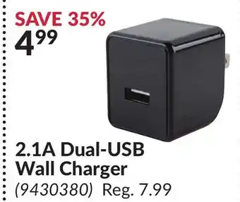 Princess Auto 2.1A Dual-USB Wall Charger offer