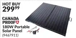 Princess Auto 180W Portable Solar Panel offer