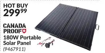 Princess Auto 180W Portable Solar Panel offer