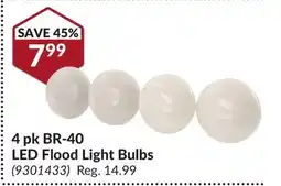 Princess Auto 4 pk BR-40 LED Flood Light Bulbs offer