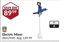 Princess Auto Electric Mixer offer