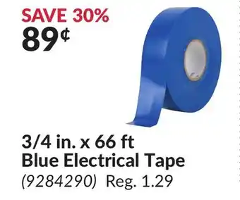 Princess Auto 3/4 in. x 66 ft Blue Electrical Tape offer