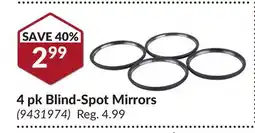 Princess Auto 4 pk Blind-Spot Mirrors offer