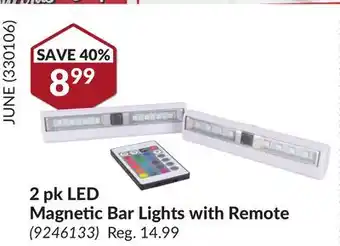 Princess Auto 2 pk LED Magnetic Bar Lights with Remote offer