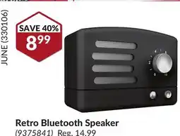 Princess Auto Retro Bluetooth Speaker offer