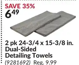Princess Auto 2 pk 24-3/4 x 15-3/8 in. Dual-Sided Detailing Towels offer