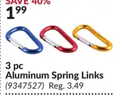 Princess Auto 3 pc Aluminum Spring Links offer