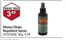 Princess Auto Water/Stain Repellent Spray offer