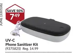 Princess Auto UV-C Phone Sanitizer Kit offer