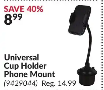 Princess Auto Universal Cup Holder Phone Mount offer
