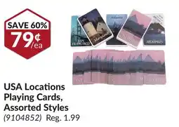 Princess Auto USA Locations Playing Cards offer