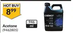 Princess Auto Acetone offer