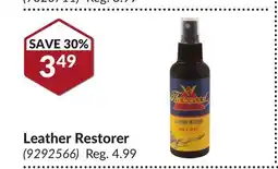 Princess Auto Leather Restorer offer