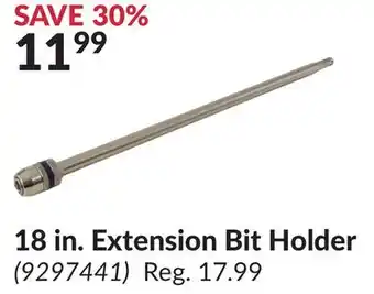Princess Auto 18 in. Extension Bit Holder offer