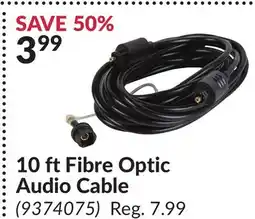 Princess Auto 10 ft Fibre Optic Audio Cable offer