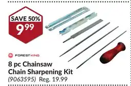 Princess Auto 8 pc Chainsaw Chain Sharpening Kit offer