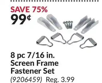 Princess Auto 8 pc 7/16 in. Screen Frame Fastener Set offer