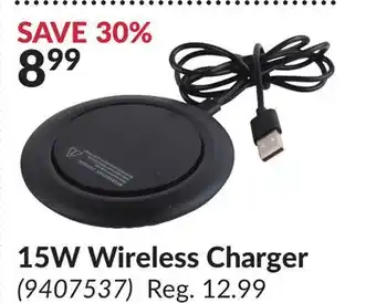 Princess Auto 15W Wireless Charger offer