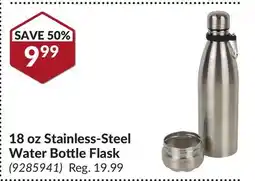 Princess Auto 18 oz Stainless-Steel Water Bottle Flask offer