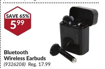 Princess Auto Bluetooth Wireless Earbuds offer