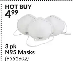 Princess Auto 3 pk N95 Masks offer