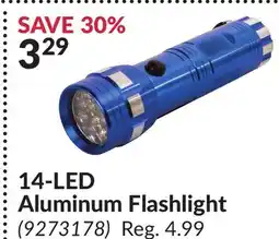 Princess Auto 14-LED Aluminum Flashlight offer