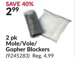 Princess Auto 2 pk Mole/Vole/Gopher Blockers offer