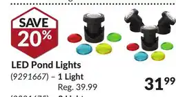 Princess Auto LED Pond Lights offer