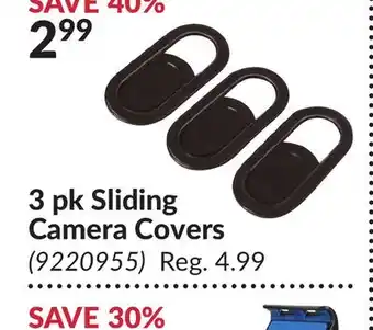 Princess Auto 3 pk Sliding Camera Covers offer