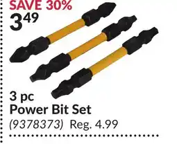 Princess Auto 3 pc Power Bit Set offer