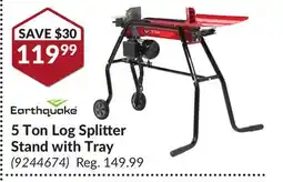 Princess Auto 5 Ton Log Splitter Stand with Tray offer