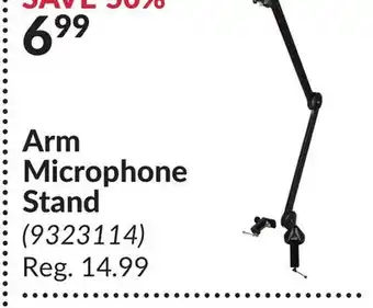 Princess Auto Arm Microphone Stand offer