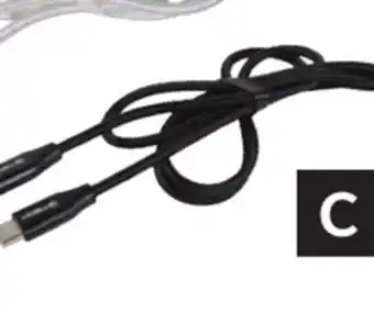Princess Auto USB-C to USB-C 100W Braided Charging Cables, Assorted Colours offer