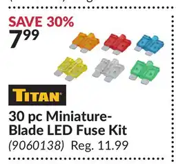 Princess Auto 30 pc Miniature-Blade LED Fuse Kit offer