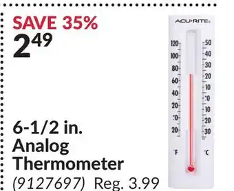 Princess Auto 6-1/2 in. Analog Thermometer offer