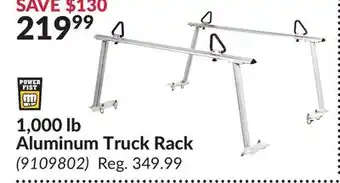 Princess Auto 1,000 lb Aluminum Truck Rack offer